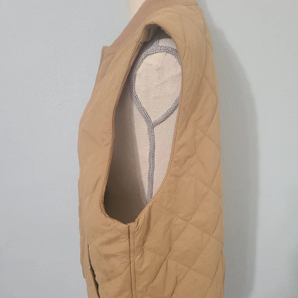 The North Face Cuchillo Quilted Insulated Men's Vest in Utility Brown Size Large